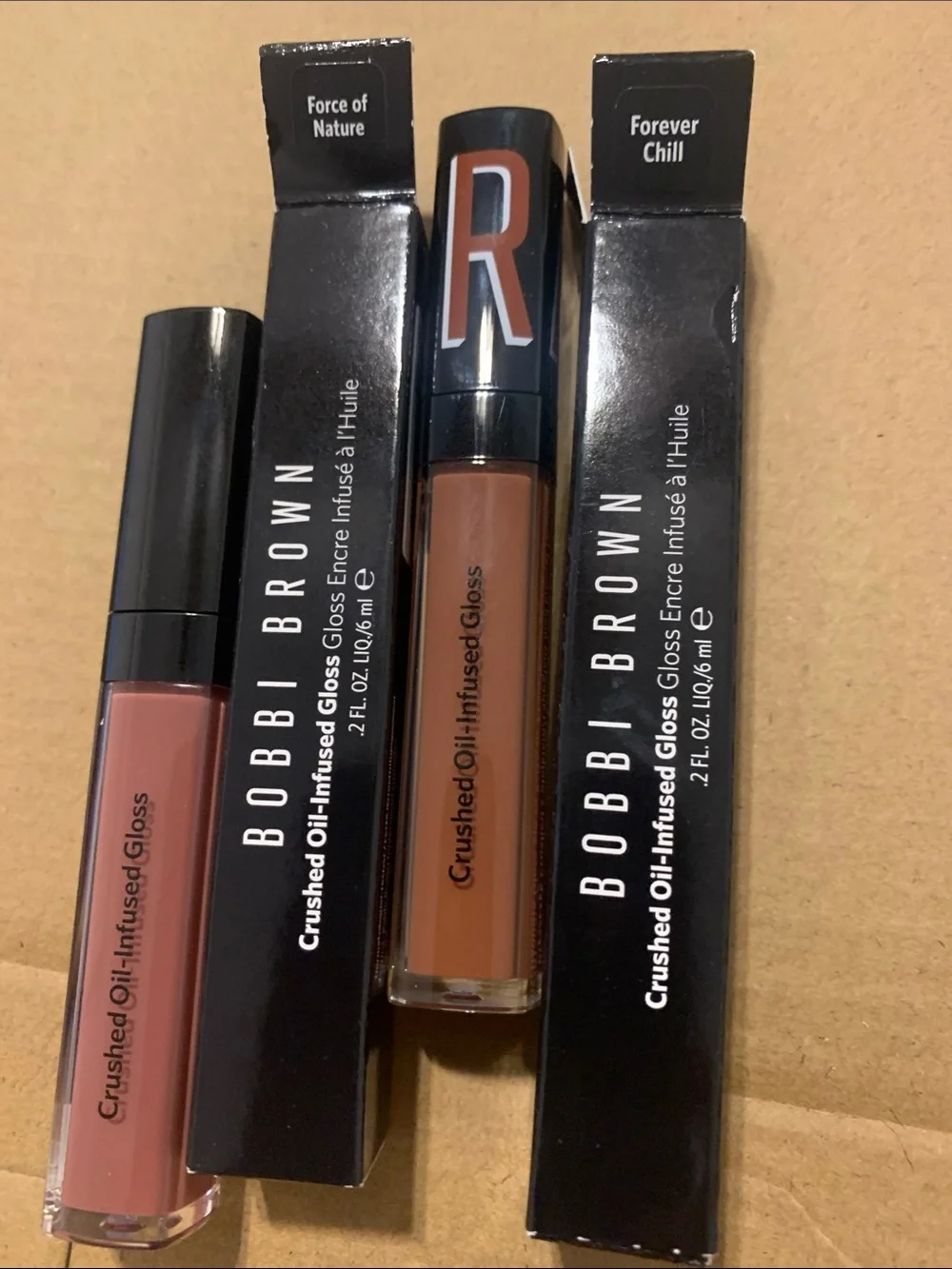 Bobbi Brown Lip Gloss Duo – Sheer Pink & Warm Brown Shades